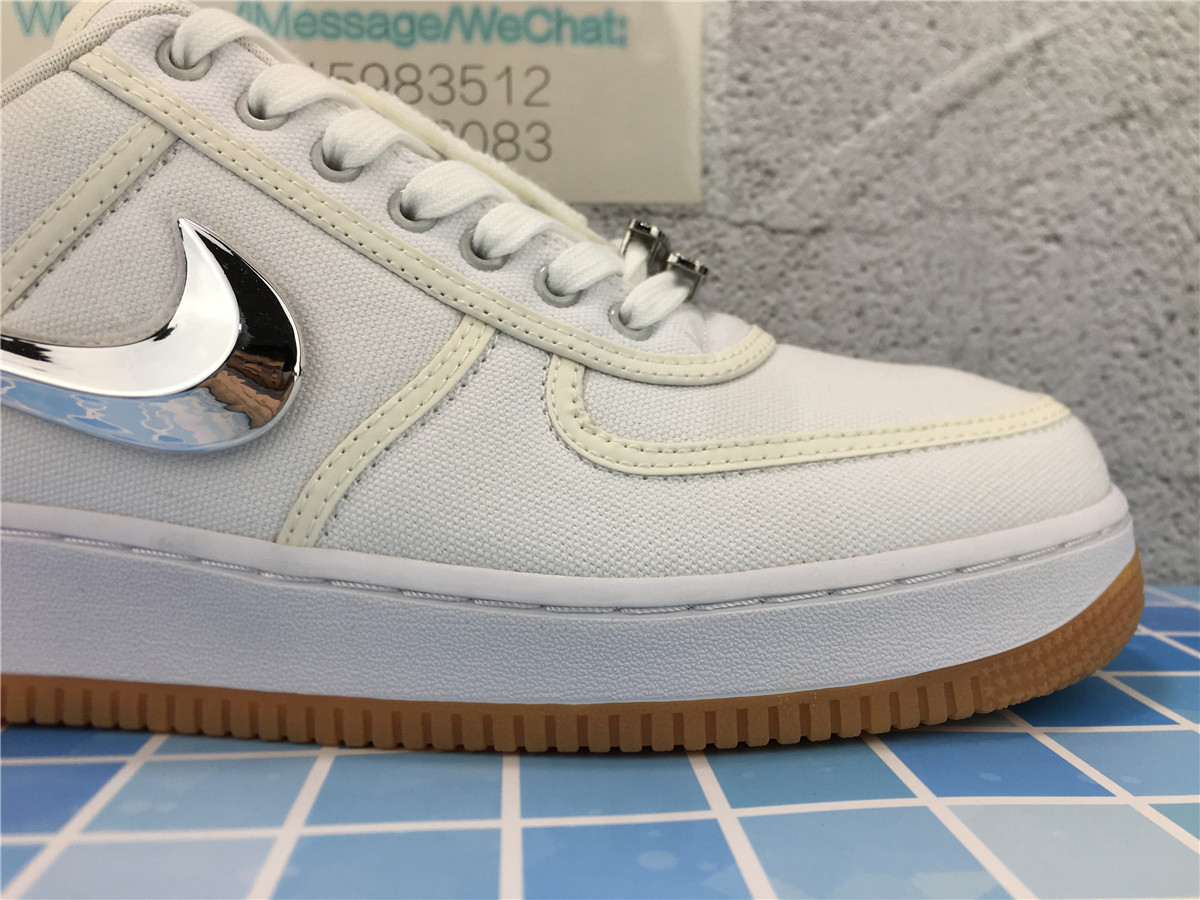 Travis Scott x Nike Air Force 1 Low Travis Scott-White AQ4211 10